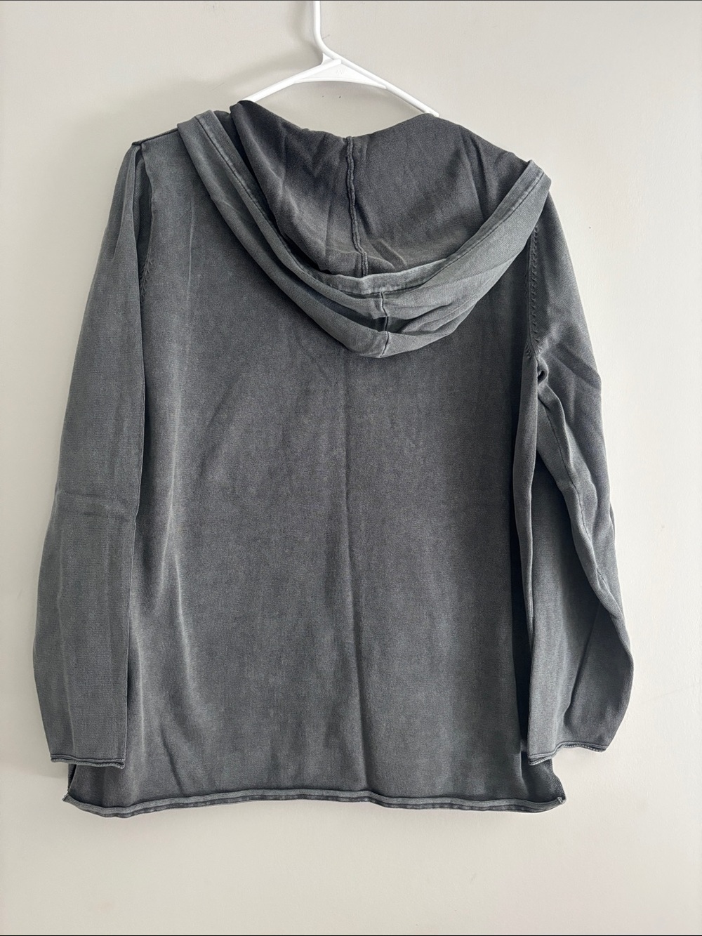 Barefoot Dreams charcoal pullover hoodie - Picture 3 of 3